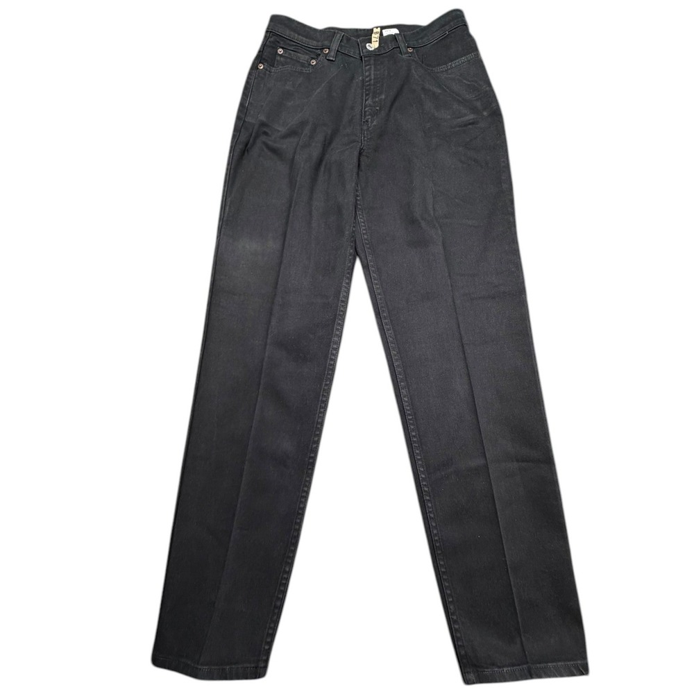 VTG Levis 512 Slim Taper Jeans Black Womens 8 Mid Rise Stretch Denim Classic Fit